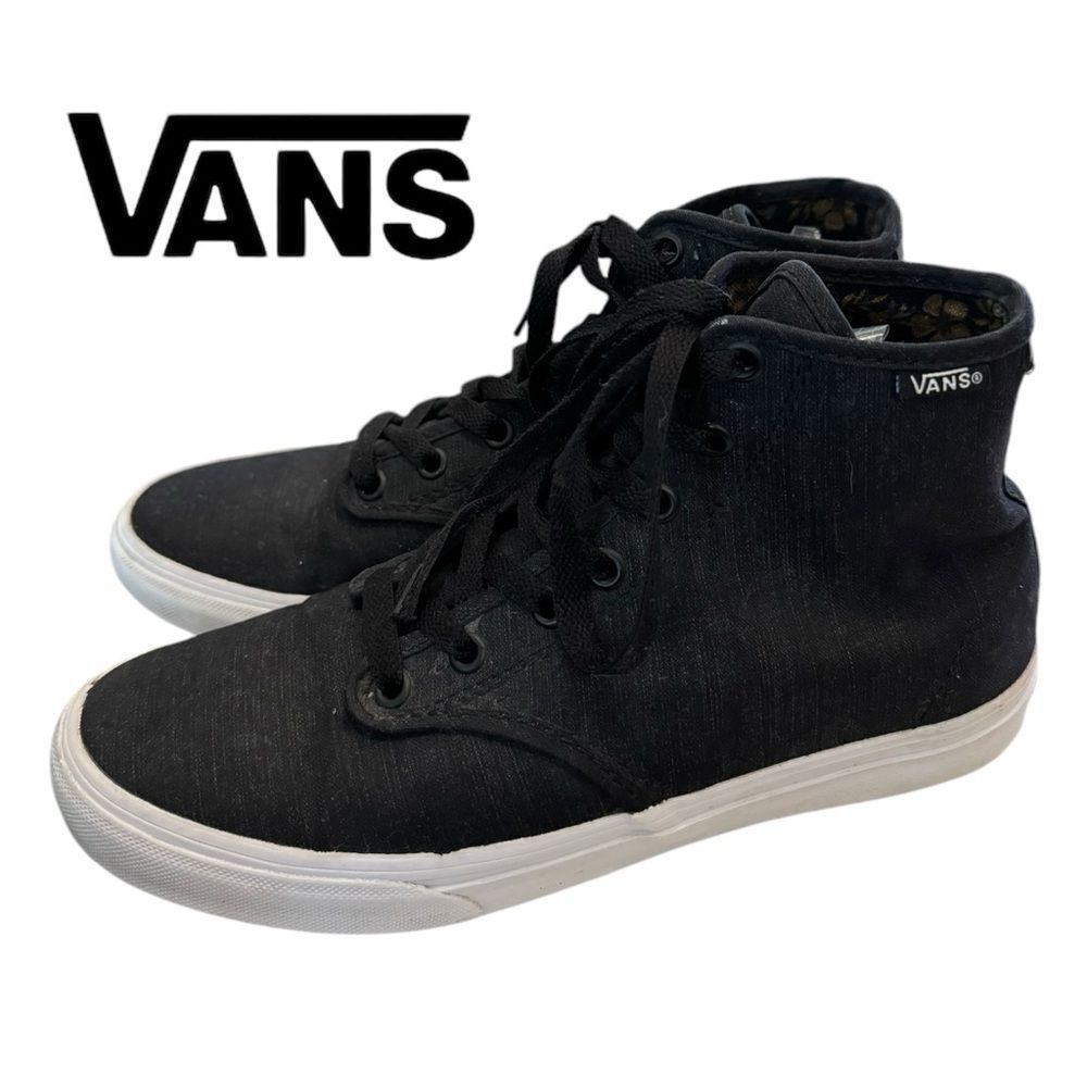 VANS Off The Wall Mid-Top Women's TB4R Canvas Sneakers 7.5